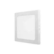 Painel LED Play ABS Sobrepor Quadrado 12W Bivolt 6.500K - Branco -Blumenau Iluminação
