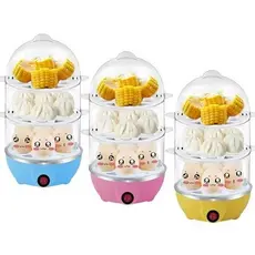 Cozedor De Ovos 110v Legumes 3 Andares Até 21 Ovos Cozimento A Vapor Cozedor Pronta Entrega