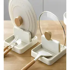 Descanso De Panela Suporte Tampas De Panelas Talheres E Acessórios Organizador Porta Tempero Cozinha ENVIO RAPIDO