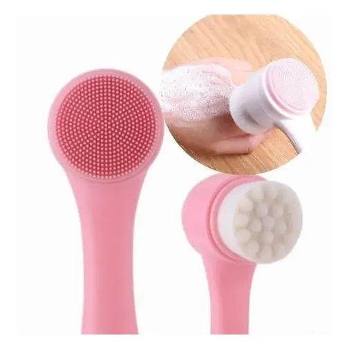 Escova limpeza facial pele e cravos 2 em 1