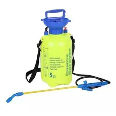 Pulverizador Manual 5 Litros Bomba Mangueira Aspersor Jardinagem Hortas Gramas