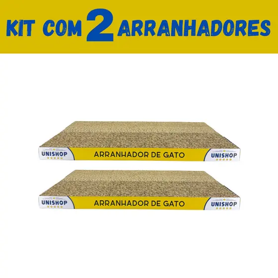 2 Unidades Do Arranhador Para Gatos Papelão Furacão Pet Alivio dos Gatinhos