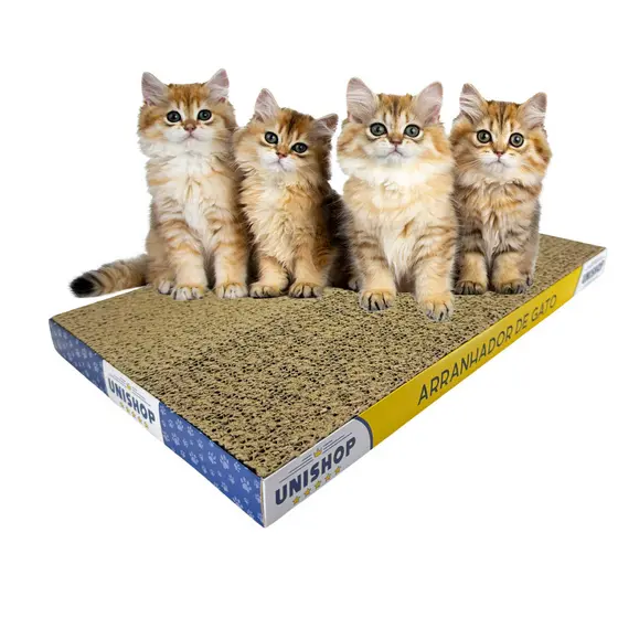 Arranhador Para Gatos Papelão Brinquedo Anti Stress Diversão Pet