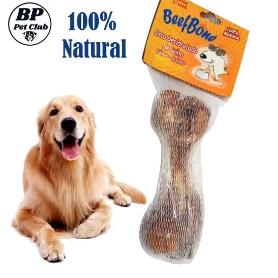 Osso Defumado Para Cachorro Fêmur Suino Desidratado Mordedor Natural Canino Roer Roedor Para Pet Cães Cão Cachorro