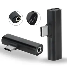 Adaptador Tipo C Macho para X 2 Tipo C Fêmea Áudio  Fone  – Não possue Chip DAC