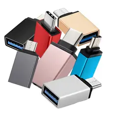 Kit Atacado 10 Adaptador Usb Type-c Usb 2.0 Femea Celular Notebook BM-8648 Pen-drive Mouse