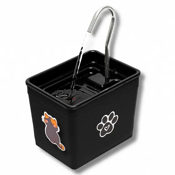 Bebedouro Fonte para Gatos Automático Silencioso Bivolt, Água Corrente Estimula Hidratação Econômico