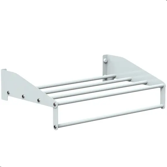Suporte Para Toalha de Banho Toalheiro Hotel Branco Tallin