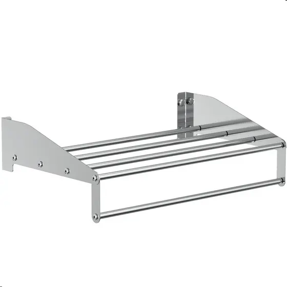 Suporte Para Toalha de Banho Toalheiro Hotel Inox Tallin