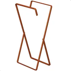 Porta Toalha de Rosto Banheiro Bancada Duplo Rose Gold Seul