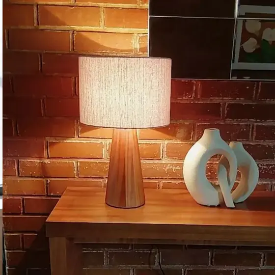 Abajur Luminaria De Mesa Quarto Sala Moderno