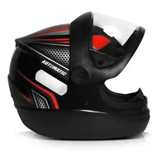 Capacete Moto Automático Fw3 Mod. San Marino Com Nariqueira