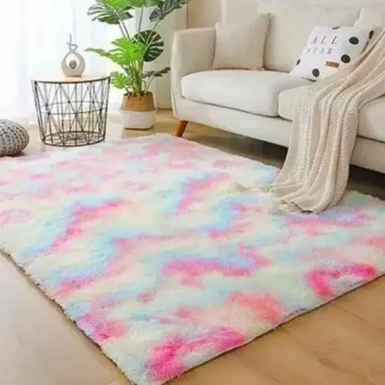 Tapete 2,00 X 1,50 Peludo Felpudo 4 Cm Para Sala e Quarto - Tie Day