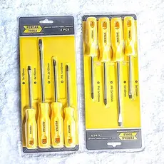 Jogo de Chave de Fenda e Philips Fertak 4 Peças