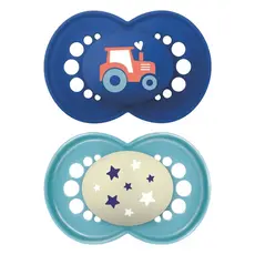 Chupeta Mam Original 16+ Meses Day & Night Brilha no Escuro CH30421