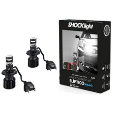 Farol Led Lampada Nano H4 Projetor Canhão Facil Instalaçao