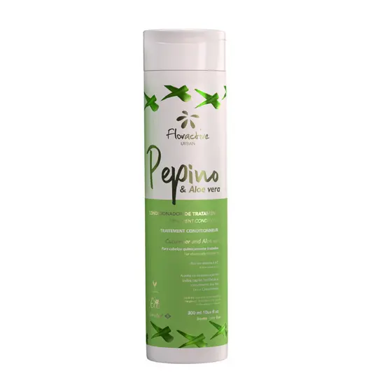 CONDICIONADOR PEPINO E ALOE VERA PARA CABELOS QUIMICAMENTE TRATADOS 300ML