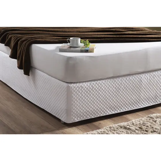 Saia Box Matelada Ultrassonica Solteiro, Casal, Queen Impermeável com Elástico e Viés Envio Imediato