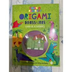 Dobre e desdobre Origami dinossauros