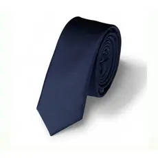 Gravata Social Slim Luxo Azul Marinho - Envio Imediato