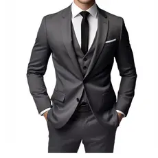 Terno Slim Executivo Alto Padrão de Luxo ( Blazer + Calça )