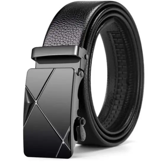 Cinto Social De Luxo Masculino Fivela Automática