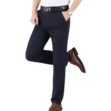 Calça Social Slim de Luxo Masculina Executiva Alfaiataria Oxford - Envio Imediato