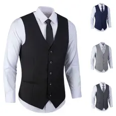 Colete Social Slim de Luxo Ajustável - Envio Imediato Pronta Entrega