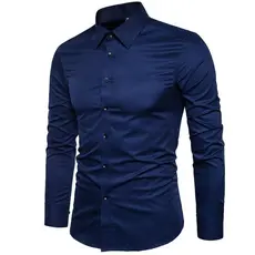 Camisa Social Slim Masculina De Luxo - Passa Fácil