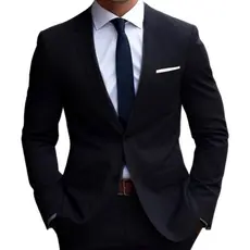 Terno Slim Masculino Executivo De Luxo (Blazer + Calça) Alto Padrão - Envio Imediato
