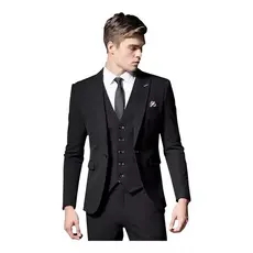 Terno Slim Masculino + Camisa + Gravata