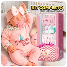Boneca Bebê Reborn 100% Silicone Realista Promoção Imperdível