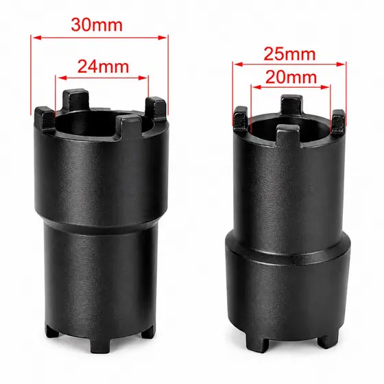 Kit Chave Castelo 125 E 150 Dupla 20 X 24mm Para Contra Porca Para Bomba De Oleo