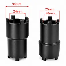 Kit Chave Castelo 125 E 150 Dupla 20 X 24mm Para Contra Porca Para Bomba De Oleo