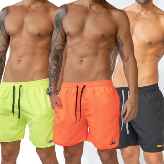 Short Masculino Mauricinho elastano Bermuda Praia Verão academia