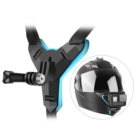 Suporte p/ Capacete (Queixo) AZUL