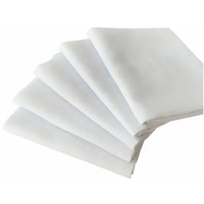 Pano De Prato Chá Liso Lomaer Sacaria 70 x 90cm Liso 06 Unidades Branco