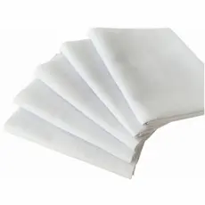 Pano De Prato Chá Liso Lomaer Sacaria 70 x 90cm Liso 06 Unidades Branco
