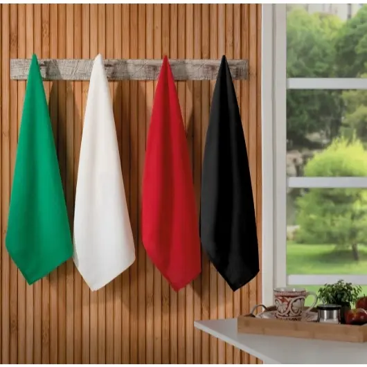 Pano De Copa Prato Lomaer Linha Cores Sacaria 50 x 70cm Liso kit 12 Unidades