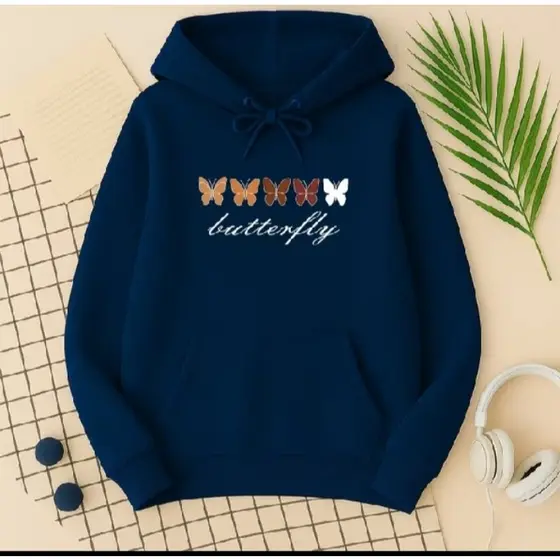 Moleton Feminino Adulto Ifantil e Plus Size Borboletas Envio Já