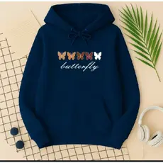 Moleton Feminino Adulto Ifantil e Plus Size Borboletas Envio Já