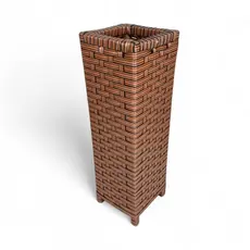 vaso decorativo para plantas flores artificiais fibra sintetica coluna artesanal