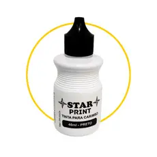 Tinta para Carimbo cor preta