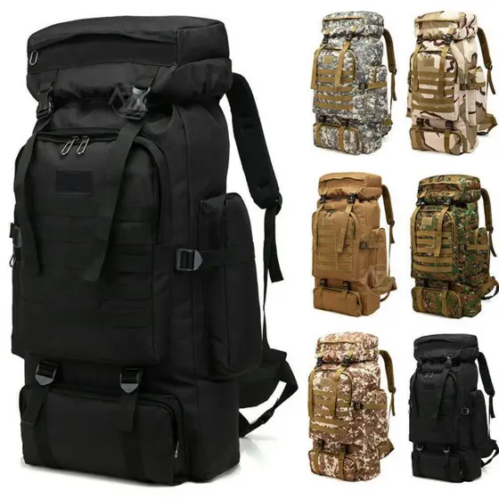 Mochila Camping Trilhas Viagem 80 LITRO Grande Impermeável 1436-1