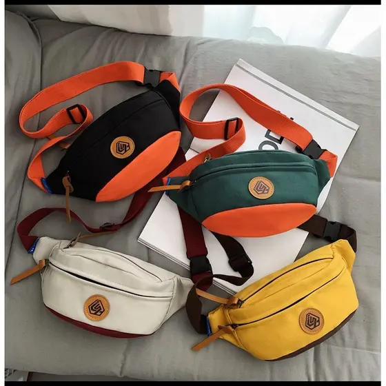 Pochete Bag Shoulde Cintura Peito Transversal Alça Ajustável moda 6016