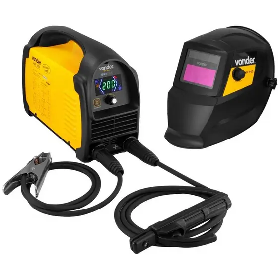 Inversor para Solda com Máscara e Eletrodo IM228 Bivolt Vonder