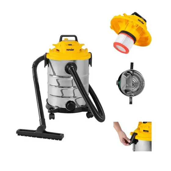 Aspirador de Pó e Líquidos 1200W 30 Litros Com Função Soprador APV1230 Vonder