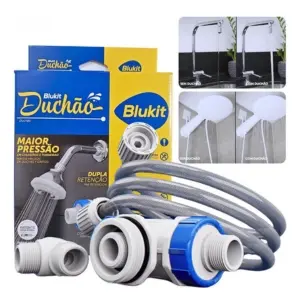 Válvula Duchão 3/4" e 1.1/2" para Caixa d'água Aumentar Pressão Chuveiros e Torneiras Blukit