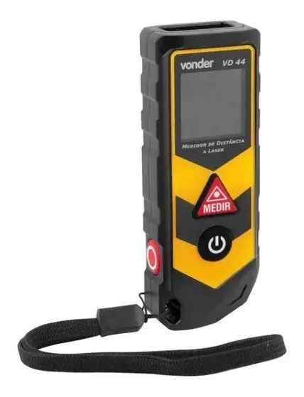 Trena Medidor de Distancia a Laser 40 Metros Carga Usb Vd44 Vonder