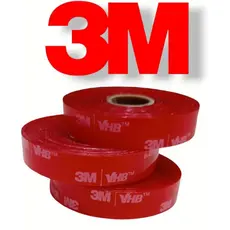 kit 3 fita dupla face extra forte 3M 12mm x 2metros 6 metros total